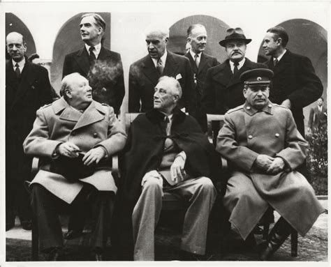Unknown Upi Wwii Yalta Conference 1945 The Big Catawiki