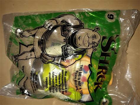 Shrek 2001 Burger King Toys Complete Set Of 9 Excludes Pinocchio 8