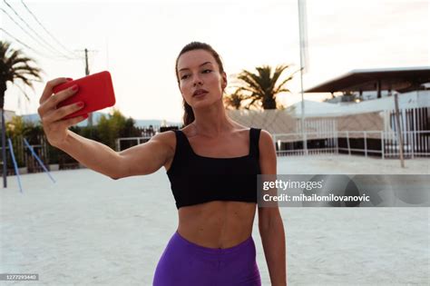 Post Workout Selfie Sessions High Res Stock Photo Getty Images