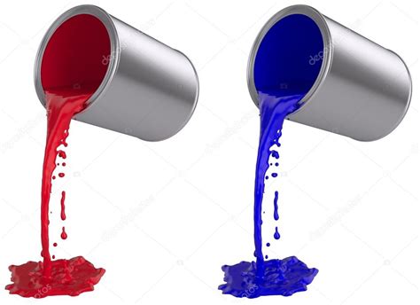 Paint Can Pouring Out Stock Photo By ©martinspurny 22126533
