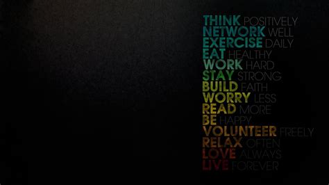 Hd Wallpaper Motivational Quote With Black Background Text
