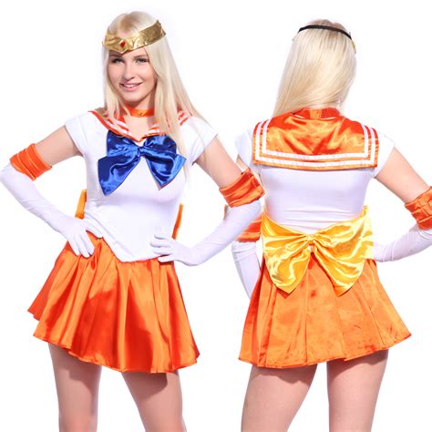 Women Ladies Sailor Moon Cartoon Superhero Cosplay Costume Comic Con