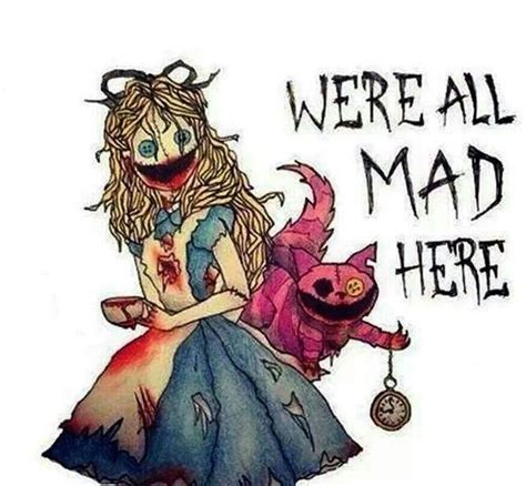 Gory Alice Creepy Drawings Creepy Art Scary Dark Disney Disney Art