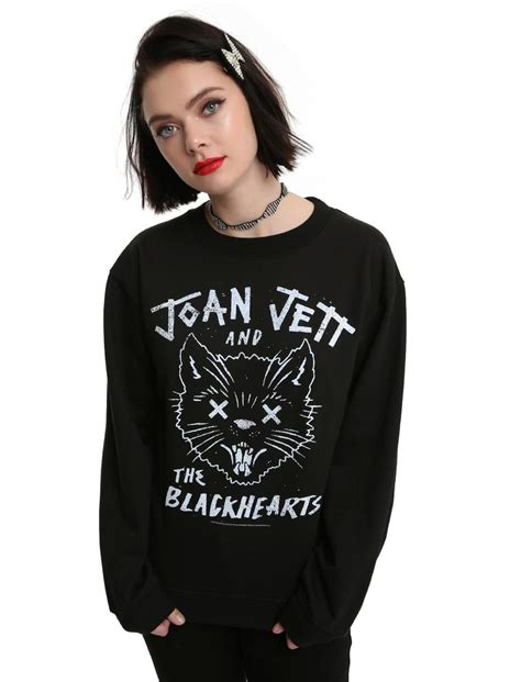 Joan Jett And The Blackhearts Pussy Kat Girls Sweatshirt Hot Topic