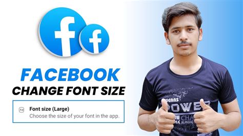 How To Change Facebook Font Size Youtube