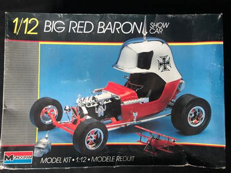 Monogram 112 Scale Big Red Baron Show Car Model Car Kit