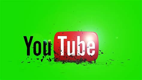 Intro Youtube Logo Green Screen Full Hd Youtube