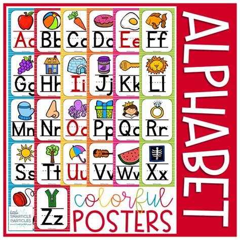 Alphabet Posters That Are Perfect For The Bright And Colorful Primary