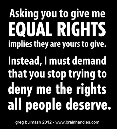 Famous Quotes About Equal Rights Sualci Quotes