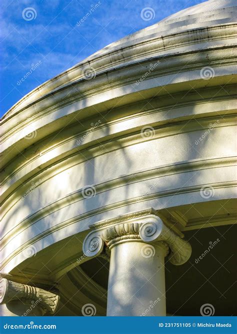 Closeup De La Rotonde Des Jardins Fitzroy Image Stock Image Du Grec