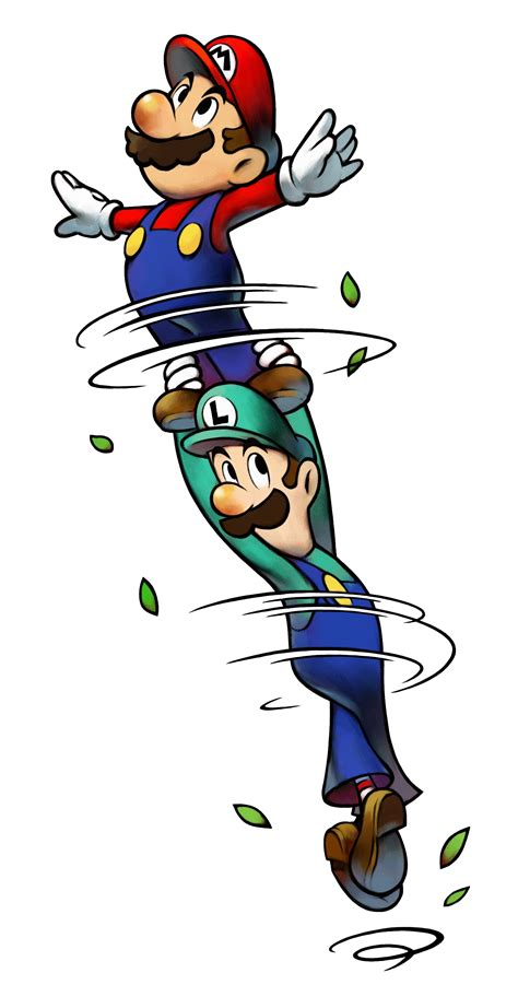 Image Mario And Luigi Spin Jump Mariowiki The Encyclopedia Of