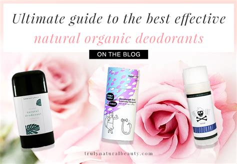 List Of Effective Healthy Natural Deodorants Natural Deodorant