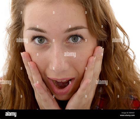 Girls Look Astonished Astonishment Hi Res Stock Photography And Images