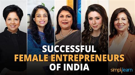 Top 5 Women Entrepreneurs In India Women Entrepreneurs Success