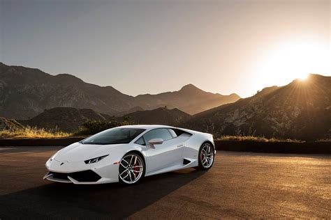 Photo Of The Day Stunning White Lamborghini Huracan In The Mountains
