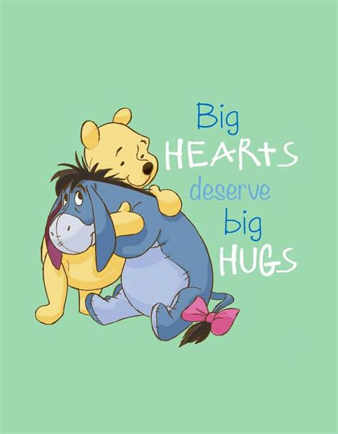 Big Hugs Winnie The Pooh Friends Hug Cartoon