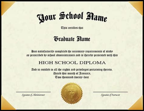 2024 Custom Graduate Package Homeschool Diploma