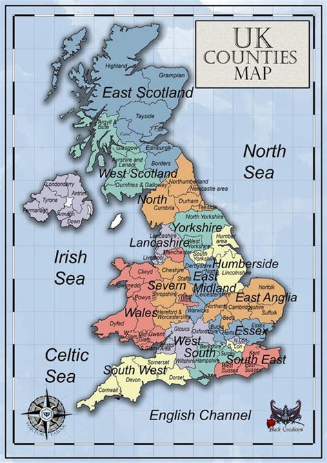 Uk Map Regions And Counties United States Map
