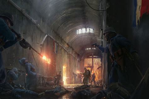 Glimpse Battlefield 1s First Expansion In This Fiery Concept Art Polygon