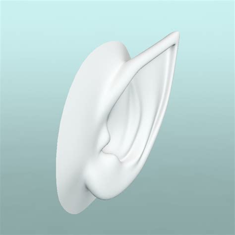 Free Pointy Ear 3d Model