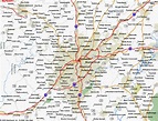 Map of Birmingham Alabama - TravelsMaps.Com