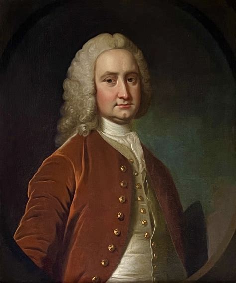 18th Century English Portrait Of A Gentleman By Thomas Hudson 1701