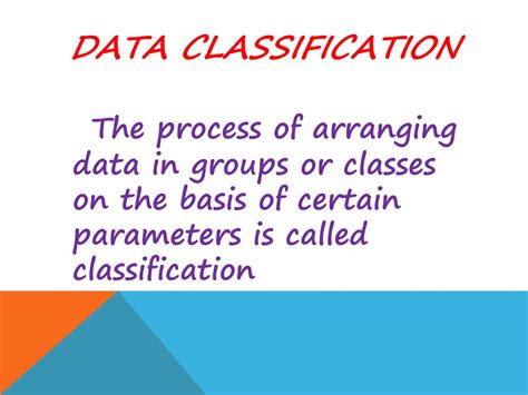 Ppt Data Classification Powerpoint Presentation Free Download Id