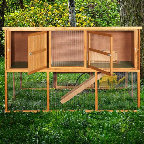 Home And Roost 6ft Kendal Rabbit Hutch And Run