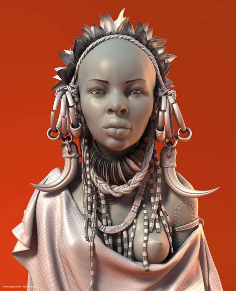 African Fantasy Art Character Modeling Character Art Character Design African Masks