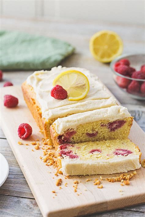 Raspberry Lemon Cake With Vegan Cream Cheese Frosting So Delicious Dairy Free Recipe Cake