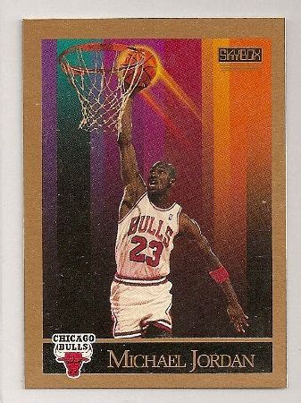 Chicago bulls star michael jordan maintains his status as a legend even in retirement. Michael Jordan 1990-91 Skybox Basketball Trading Card #41 ...