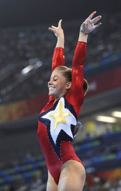 Olympic Gymnast Adjusting Leotard