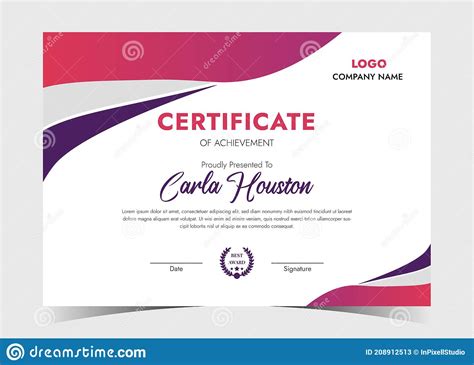 Professional Certificate Template Certificate Design Certificate