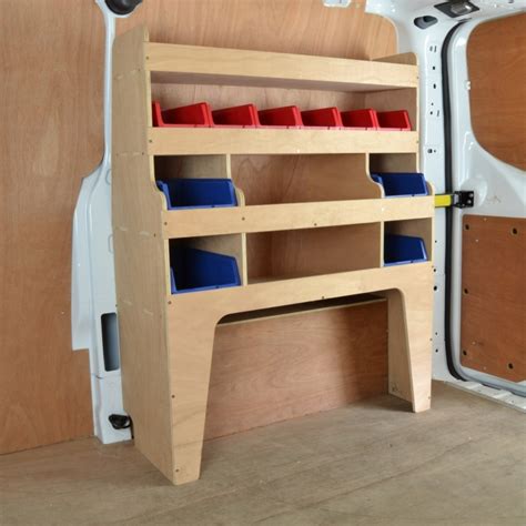 Ford Transit Custom 2013 To 2023 Plywood Van Racking Shelving Unit