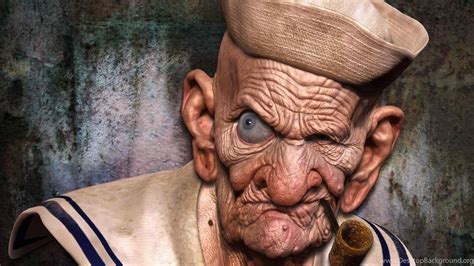 Old Ugly Popeye Alt Art Artwork Hd Wallpapers Desktop