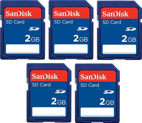 Sandisk 2gb Sd Memory Card 5 Pack Au Electronics