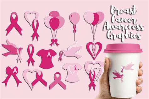 Breast Cancer Awareness Pink Ribbon Day Illustration Design 83954