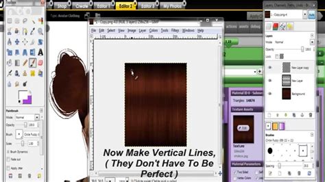 Imvu Hair Texture Tutorial 2014 2015 Youtube