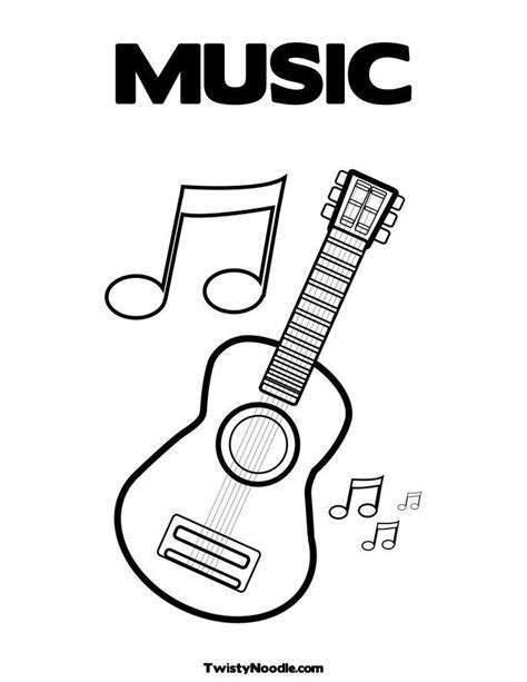 Be sure to check back often, as new coloring pages are being added here all the time. M is for music! coloring page | Preschool - May | Pinterest