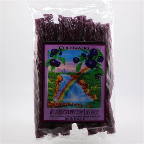 Colorado Wild Huckleberry Licorice 16 Oz Garden Of The Gods