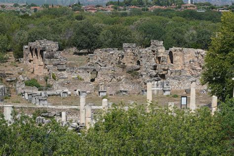 Hadrianic Baths In Aphrodisias Ancient City In Aydin Turkiye 14314618