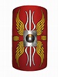 Single shield - possible background | Roman shield, Medieval shields ...
