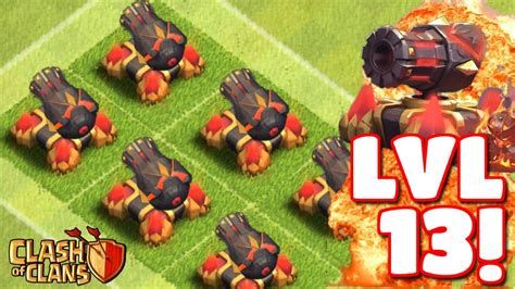 Clash Of Clans Max Level 13 Cannon In Action Defensive Replays