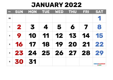 Free Printable Calendar February 2022 With Week Numbers