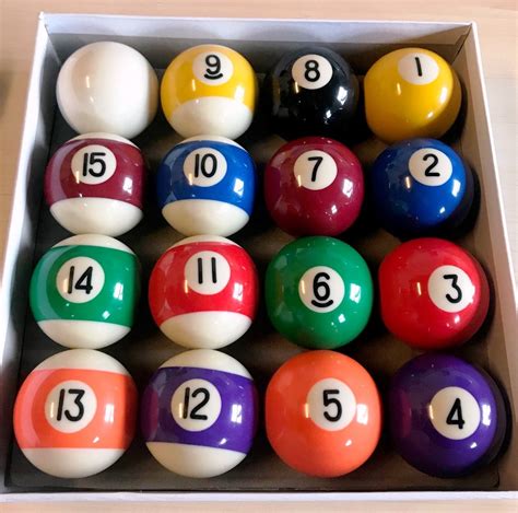 Ventura American Pool Balls 2 14 Inch Size Home Games