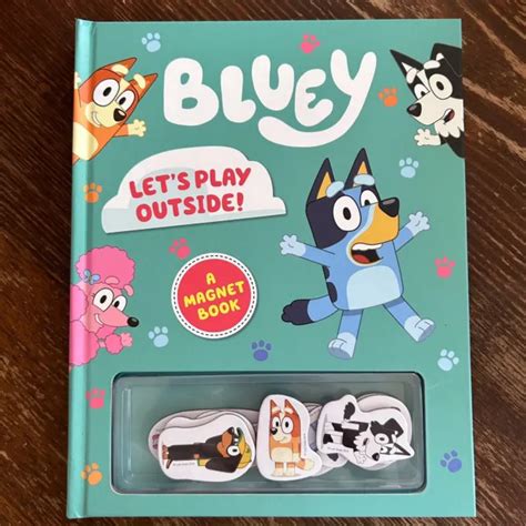 Bluey Lets Play Outside Magnet Book By Bluey Hardcover 2020 Eur