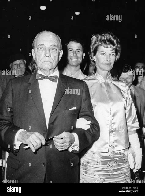 Buster Keaton With Wife Eleanor Venice 1966 Stock Photo Alamy