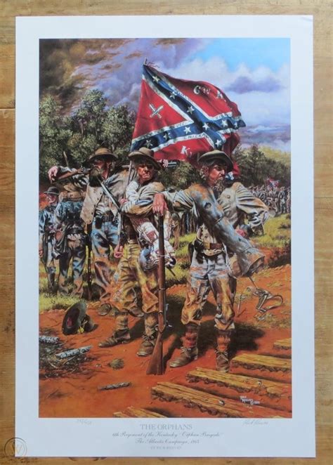 The Orphans Rick Reeves Signed Limited Edition Civil War Print