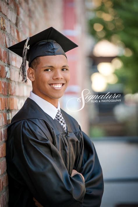 Senior Cap And Gown Pose By Signature Films And Photography Ceci Mitre