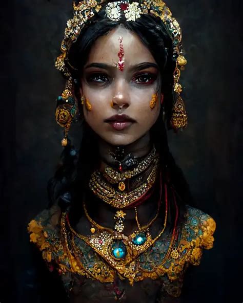 A Beatiful Indian Princess Witmidjourney